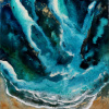 Grandes Playas Fuerteventura by Ana Ortiz, original painting