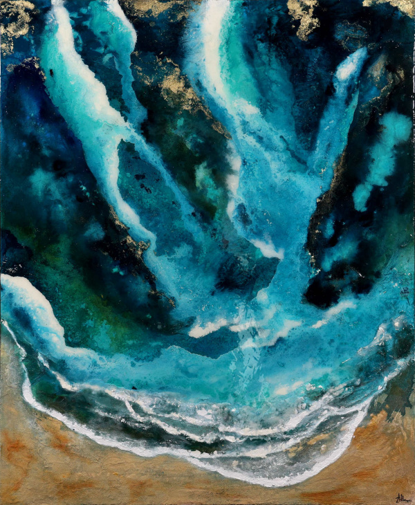 Grandes Playas Fuerteventura by Ana Ortiz, original painting