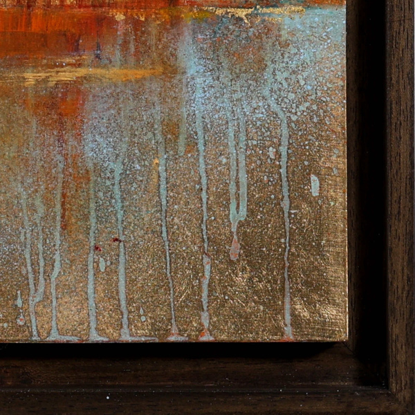 Another Day IV by Hiroko Lewis, original painting, detail