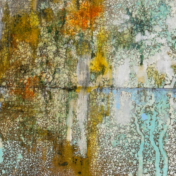 Lucent by Hiroko Lewis, original painting, detail