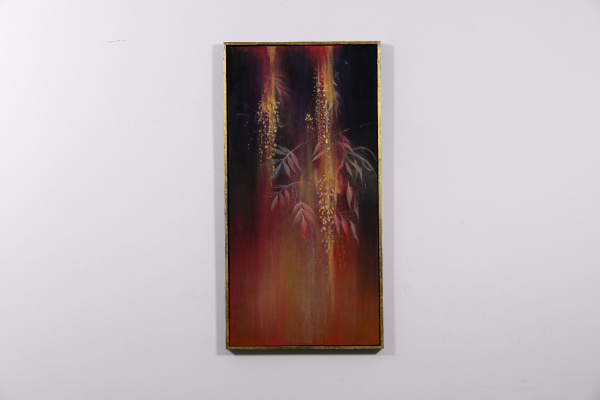 Night Wisteria IV (Diptych) by Hiroko Lewis, original painting