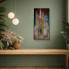 Night Wisteria VI by Hiroko Lewis, original painting, in room