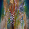 Night Wisteria VI by Hiroko Lewis, original painting