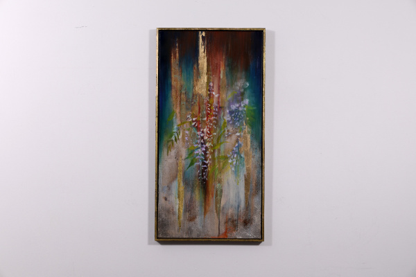 Night Wisteria VI by Hiroko Lewis, original painting