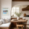 Awaiting the Tide, Walberswick by John Lawrence, original painting, in room