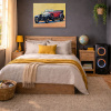 Rolls Royce Circa 1921 by John Lawrence, original painting, in room