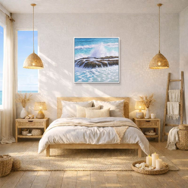 For The Love Of The Sea by Antonio Garcia Soler (Joan Puerto), original painting, in room