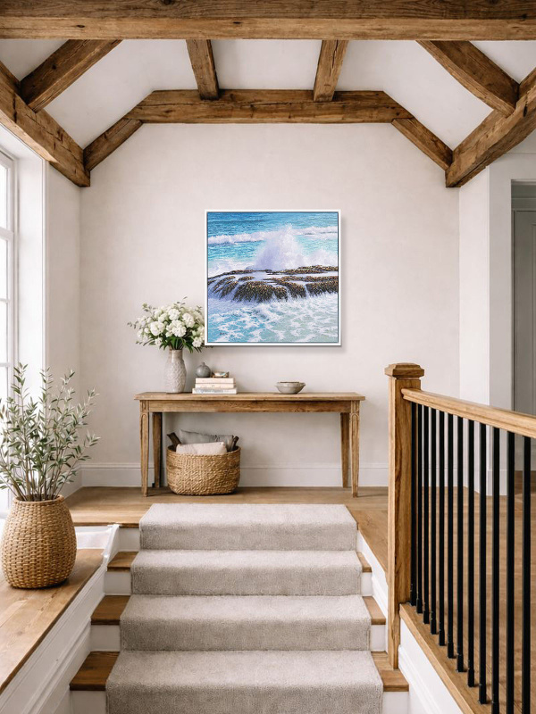 For The Love Of The Sea by Antonio Garcia Soler (Joan Puerto), original painting, in room