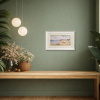 Coastal Cadiz by Helios Gisbert, original painting, in room