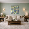 The Forest by Ilenia Rosati, original painting, in room