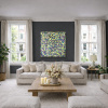 The Forest by Ilenia Rosati, original painting, in room