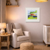 Higgledy-piggledy Boats, Aldeburgh by John Lawrence, original painting, in room