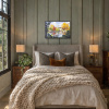 Pump House, Battersea Park by Carla Bosch, original painting, in room