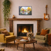 Pump House, Battersea Park by Carla Bosch, original painting, in room