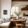 Terracotta Pot with Redcurrants by Lion Feijen, original painting, in room