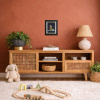 Terracotta Pot with Redcurrants by Lion Feijen, original painting, in room