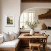 Lakeside Ambles by Terence Grundy, original painting, in room