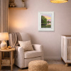 Lakeside Ambles by Terence Grundy, original painting, in room
