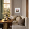 Sunset Lane by Terence Grundy, original painting, in room