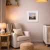 Sunset Lane by Terence Grundy, original painting, in room