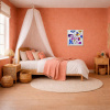 Zero Gravity III by Kev Munday, original painting, in room