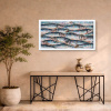 Atlantic Herring (Original) by Giles Ward, original painting, in room