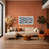 Atlantic Herring (Original) by Giles Ward, original painting, in room