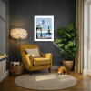 Balloon Cottages II by Gary Walton, limited edition print, in room