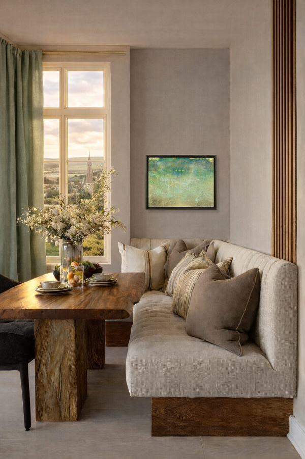 Copse (Original) by Hiroko Lewis, original painting, in room