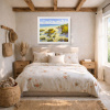 Down to the Beach by Gerhard Nesvadba, original painting, in room