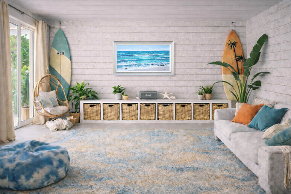 Rolling Tides by Antonio Garcia Soler (Joan Puerto), original painting, in room