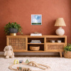 Birdsong by Frank Lloyd, original painting, in room