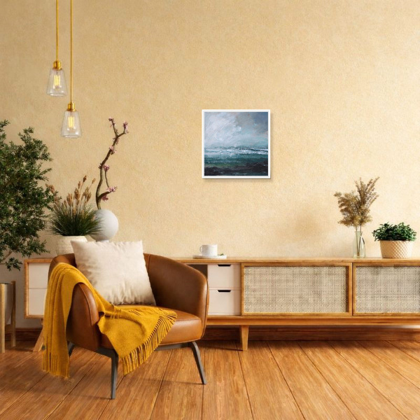 Surf by Frank Lloyd, original painting, in room