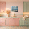 Coastal Breeze by Frank Lloyd, original painting, in room