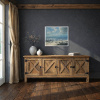 Coastal Breeze by Frank Lloyd, original painting, in room