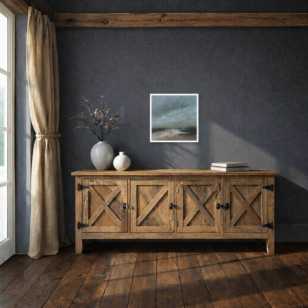 Ocean Air by Frank Lloyd, original painting, in room