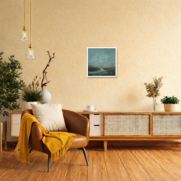 Elements by Frank Lloyd, original painting, in room