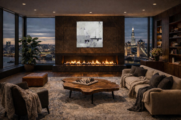 Porto by Marco Ariè, original painting, in room