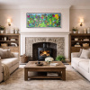 Paradise by Ilenia Rosati, original painting, in room
