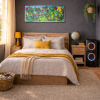 Paradise by Ilenia Rosati, original painting, in room