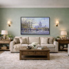 St Paul’s Cathedral by Henderson Cisz, original painting, in room