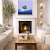 Paradise Beach by Henderson Cisz, original painting, in room