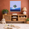 Paradise Beach by Henderson Cisz, original painting, in room