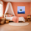 Paradise Beach by Henderson Cisz, original painting, in room
