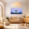 Island Stroll by Henderson Cisz, original painting, in room