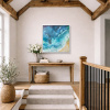 Figueiras Beach, Cies Islands by Ana Ortiz, original painting, in room