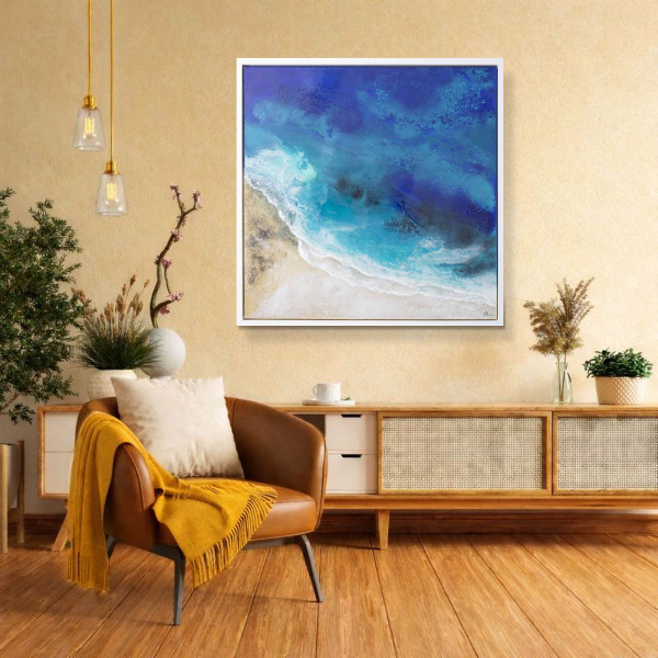Cala Molto, Mallorca by Ana Ortiz, original painting, in room