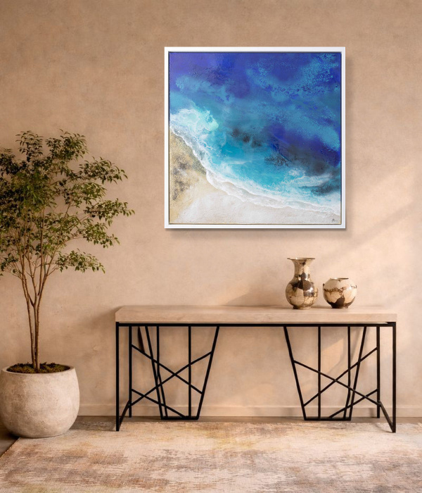 Cala Molto, Mallorca by Ana Ortiz, original painting, in room