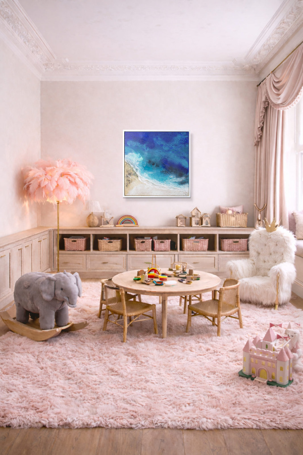 Cala Molto, Mallorca by Ana Ortiz, original painting, in room