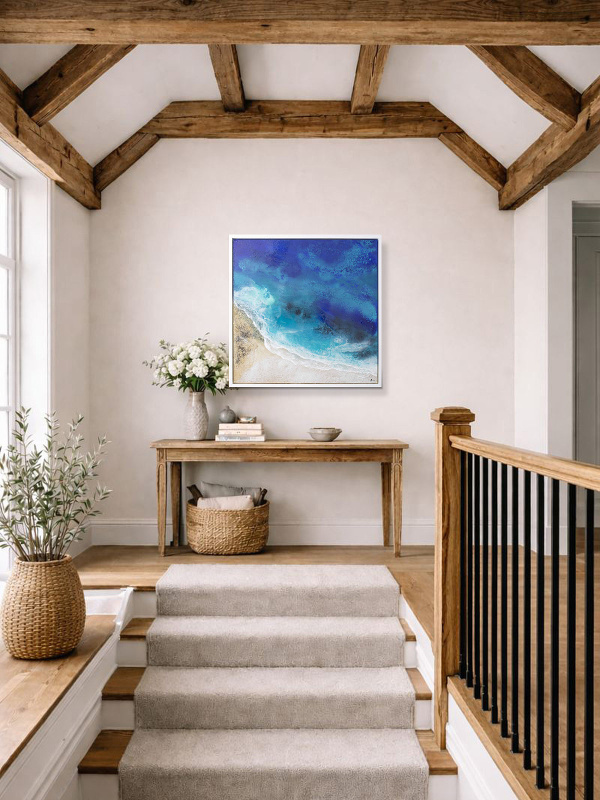 Cala Molto, Mallorca by Ana Ortiz, original painting, in room